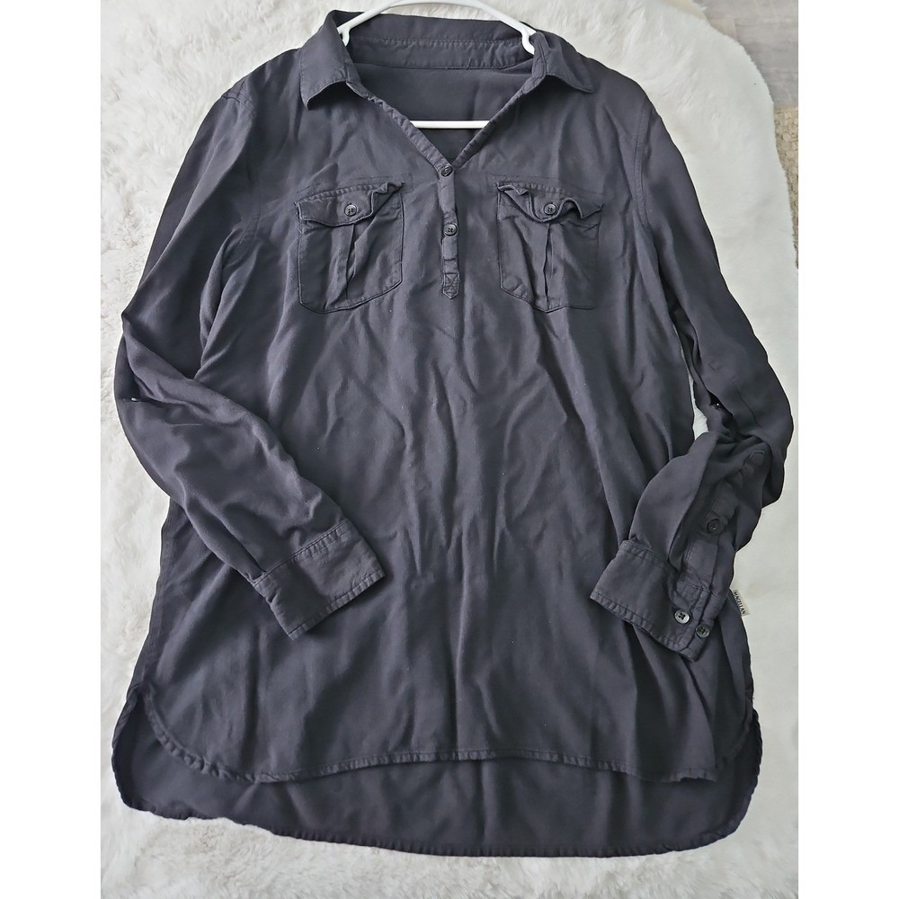 Magellan Outdoors Women's XL Black Fishing Shirt - Roll Tab Sleevesβ